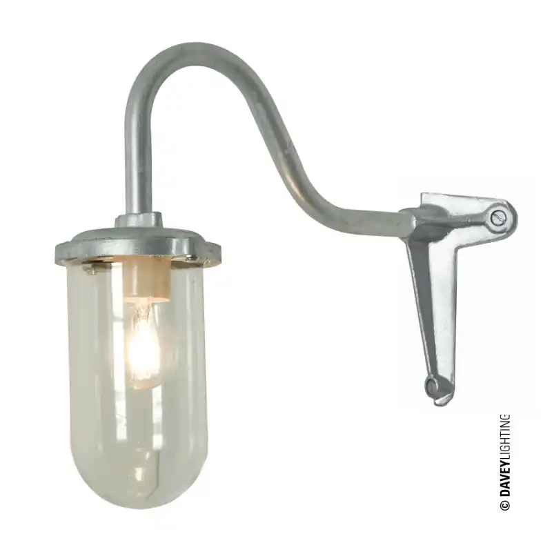 Davey Lighting Bracket Light Kinkiet 35x39 cm IP54 Standard E27 GLS czarny DP7672/BL/100C/S