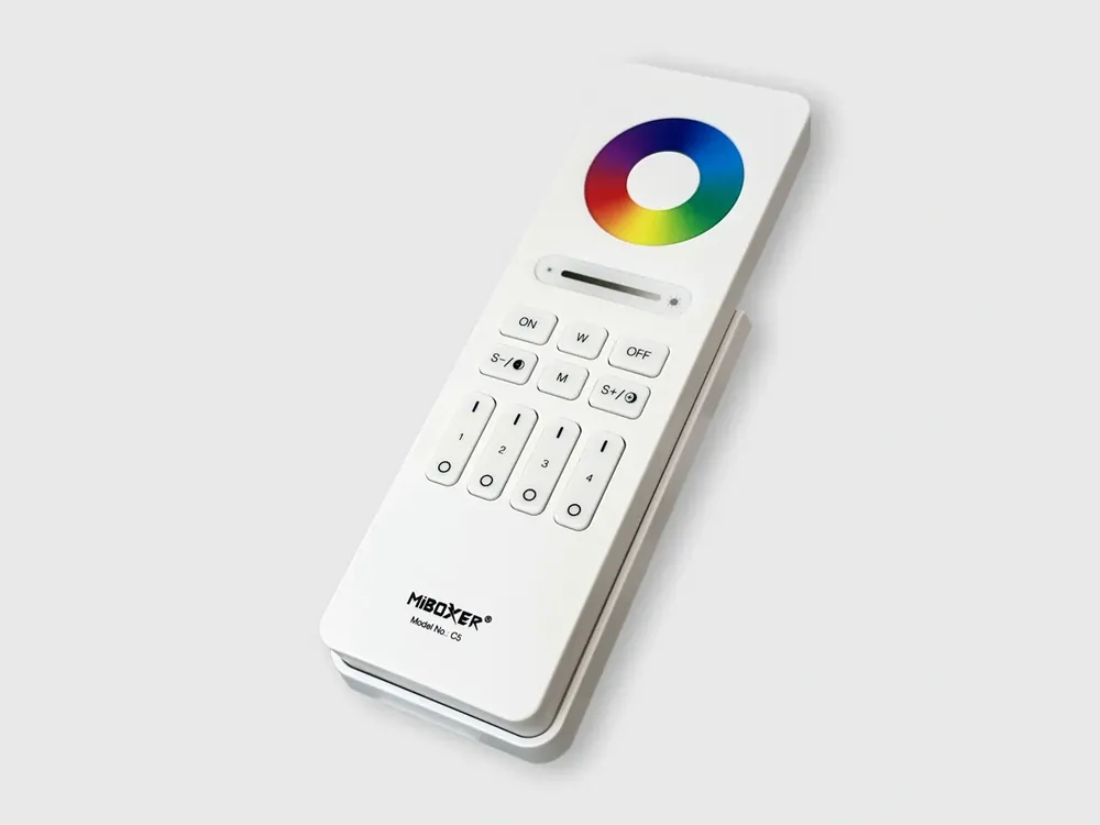 Pilot RF 4-strefowy C5 do taśm LED RGB+CCT – Decor System