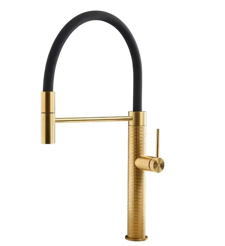 Galatea Design Mentha Bateria kuchenna brushed gold GD1146BRG W MAGAZYNIE!!