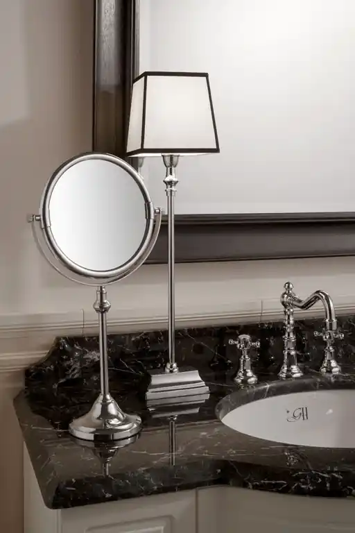 Gentry Home Square Lampka blatowa Chrom 9295