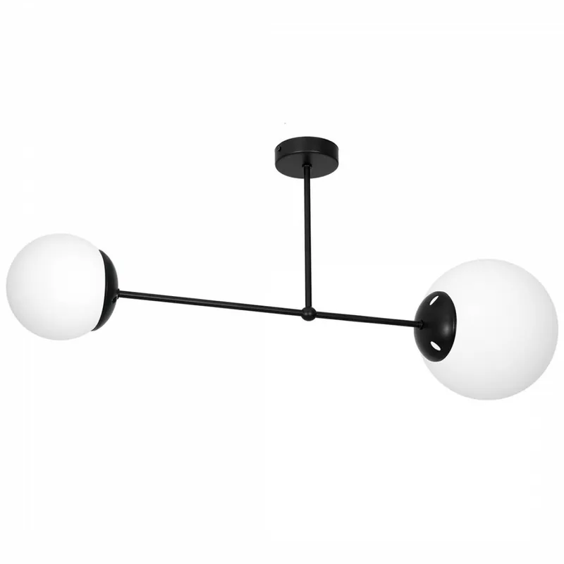 Lampa sufitowa Lima black 2xE14