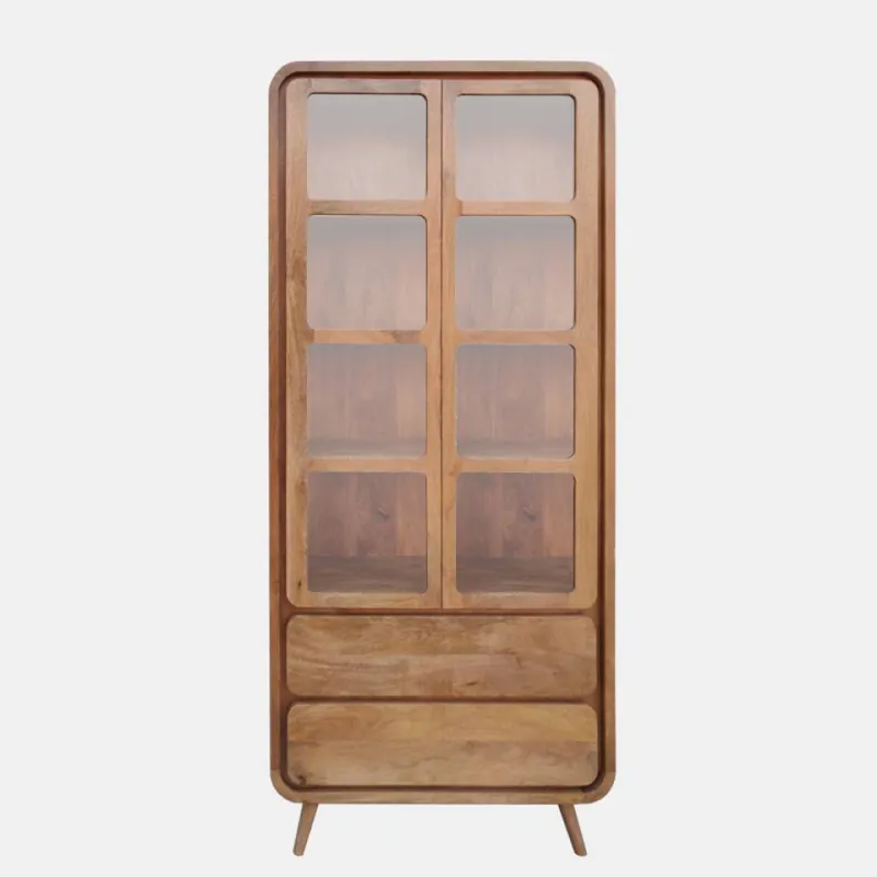 Halina witryna 90x200 cm karmel JBG3-M16