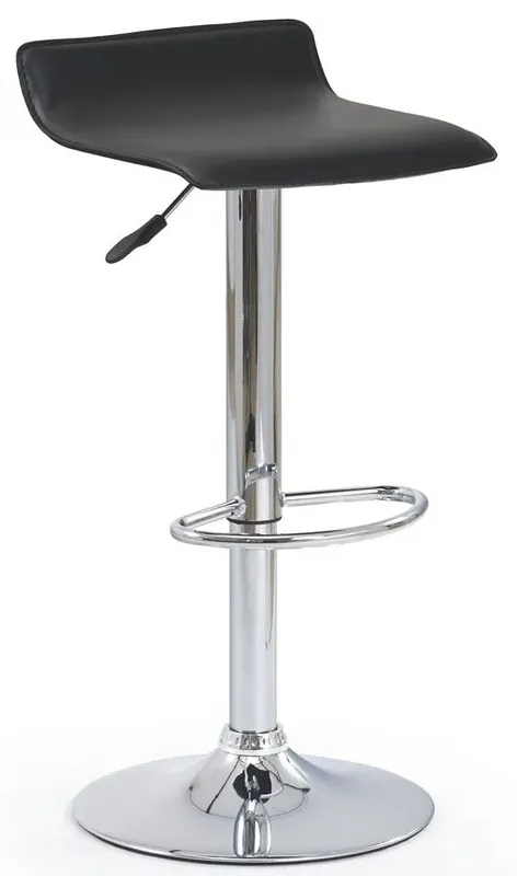 Czarny hoker obrotowy - Sensa