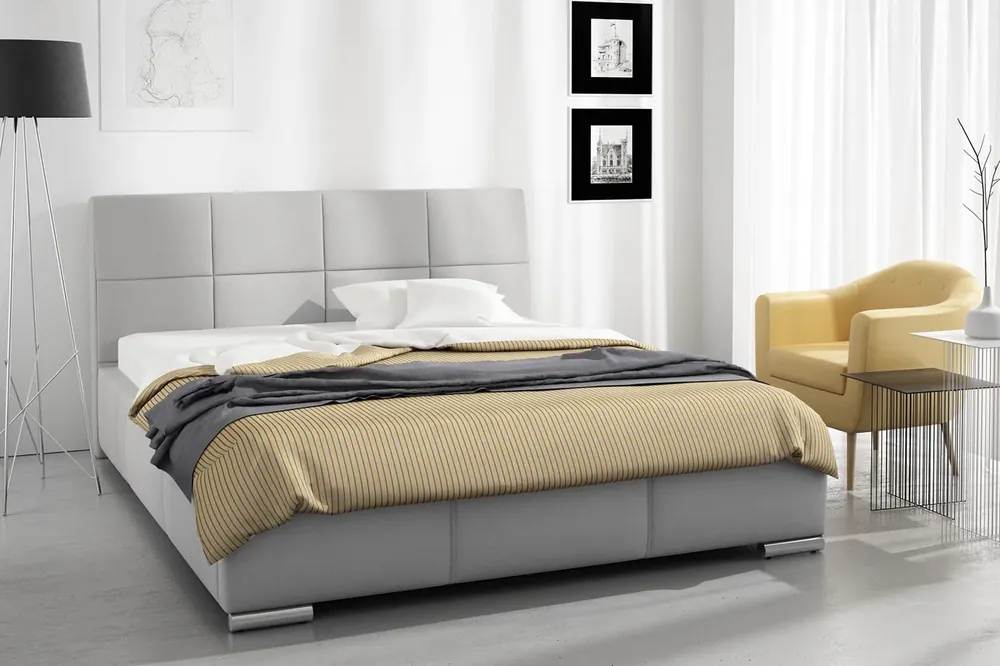 Łóżko tapicerowane Privex 2X 200x200 - 44 kolory