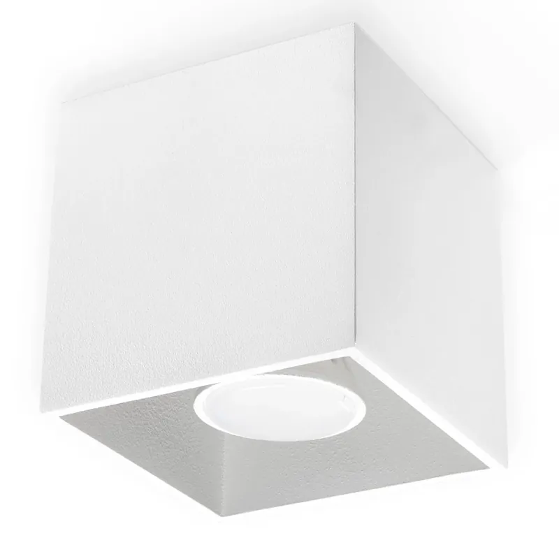 Minimalistyczny plafon E766-Lenobri - biały