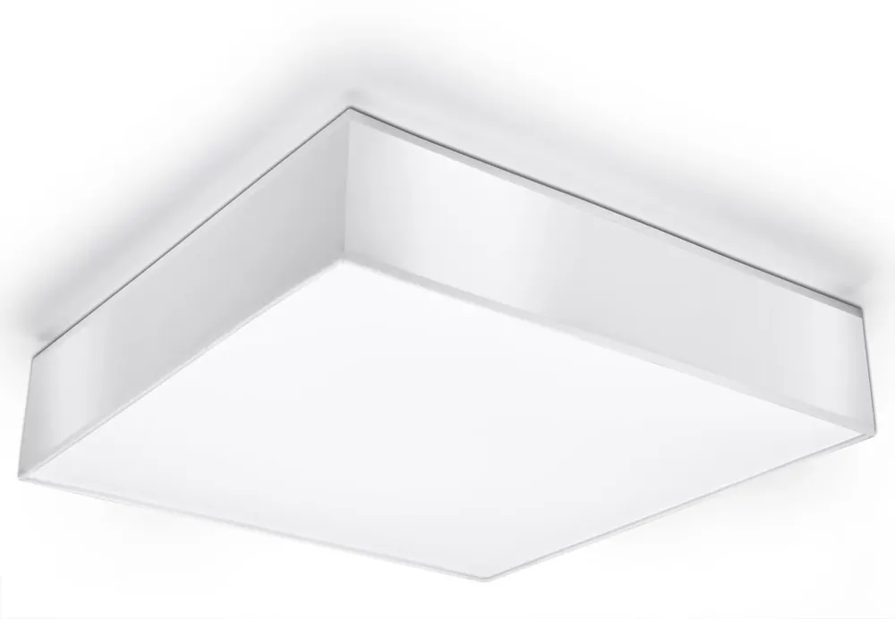 Kwadratowy minimalistyczny plafon E797-Retos - biały