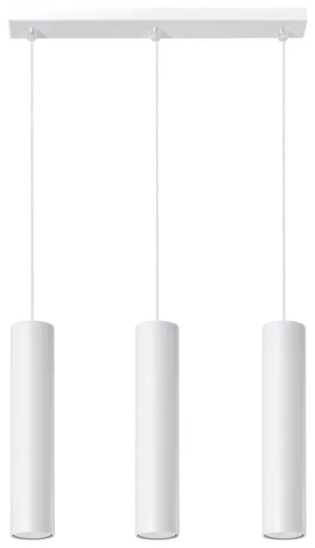 Potrójna lampa wisząca E851-Grafo -biały