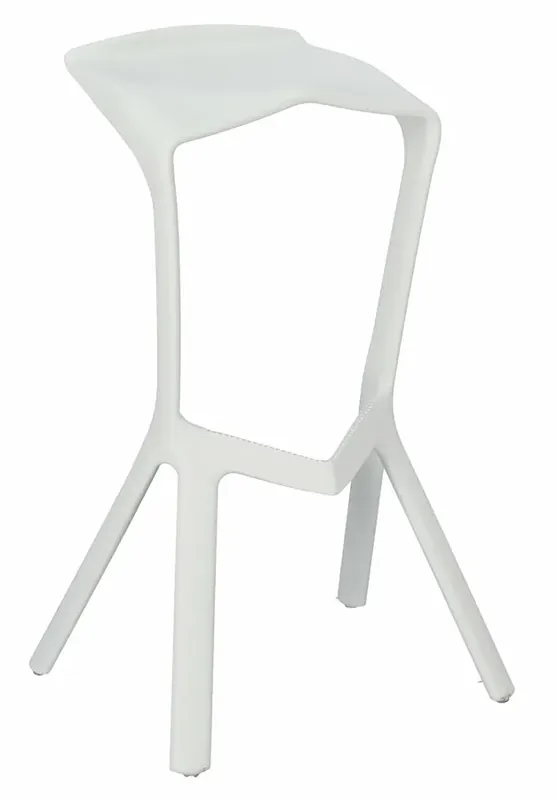 Designerski taboret biały - Nomi