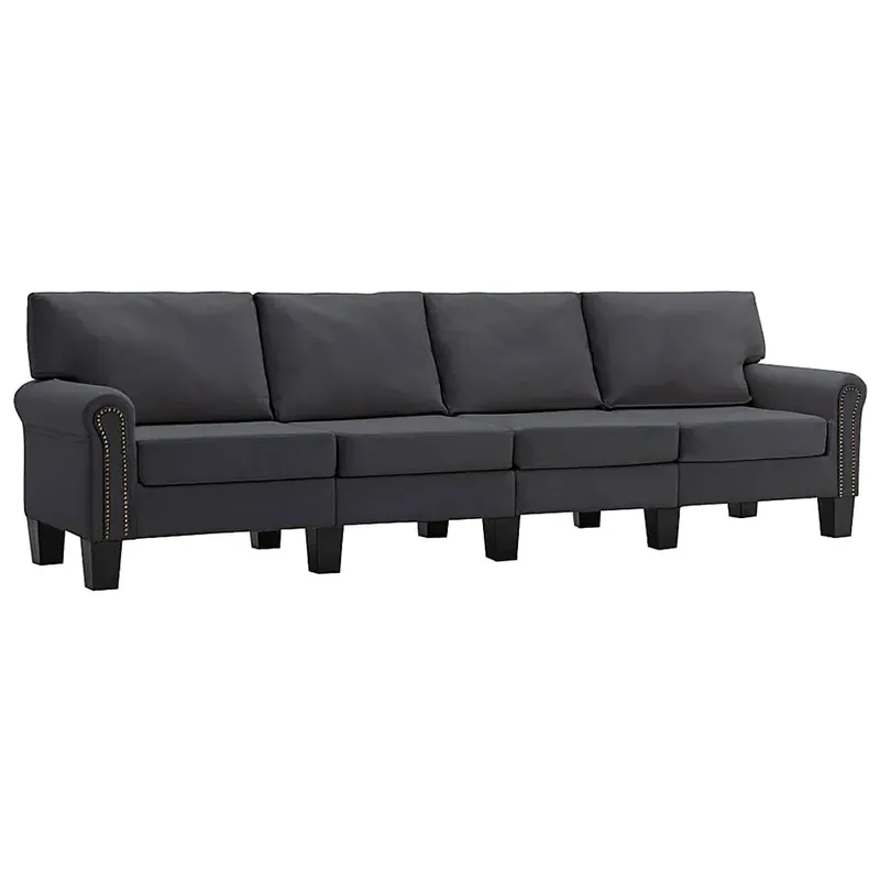 Czteroosobowa ciemnoszara sofa - Dionas 4X