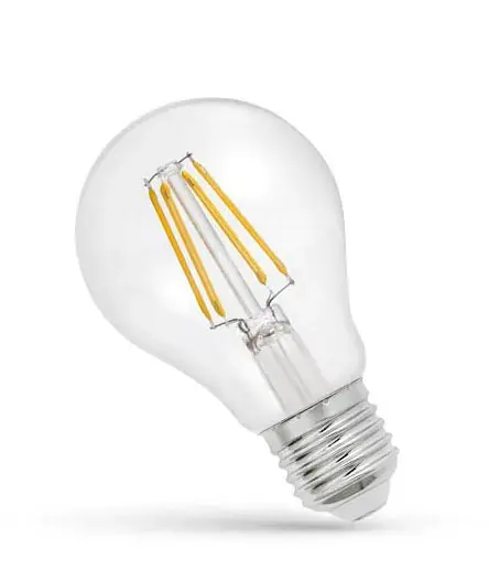 Żarówka LED E27 kulka - 6W barwa ciepła