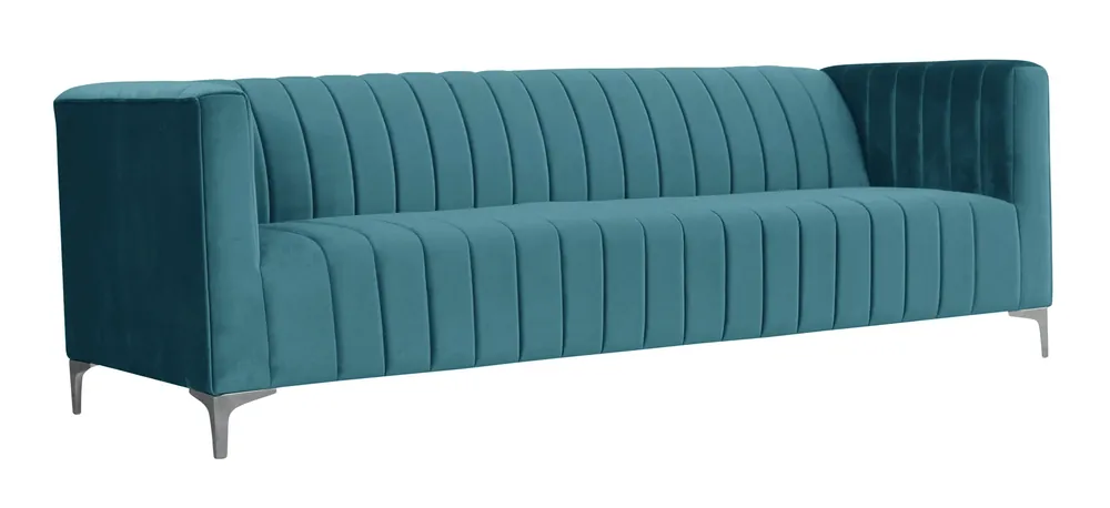 Welurowa sofa trzyosobowa Romes 4X - 9 kolorów