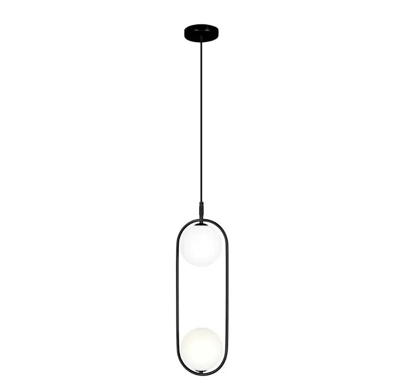 Nowoczesna czarna lampa wisząca - K142-Axio
