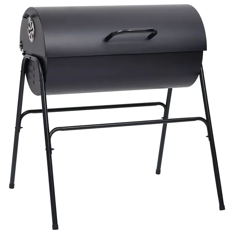 Stalowy grill beczkowy na nóżkach - Woxi