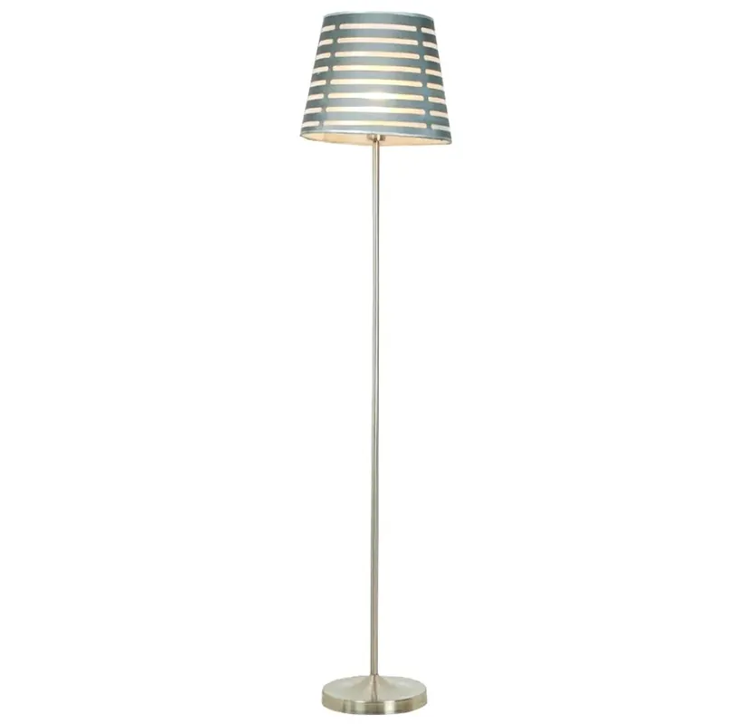 Szara lampa podłogowa - K304-Ruffin