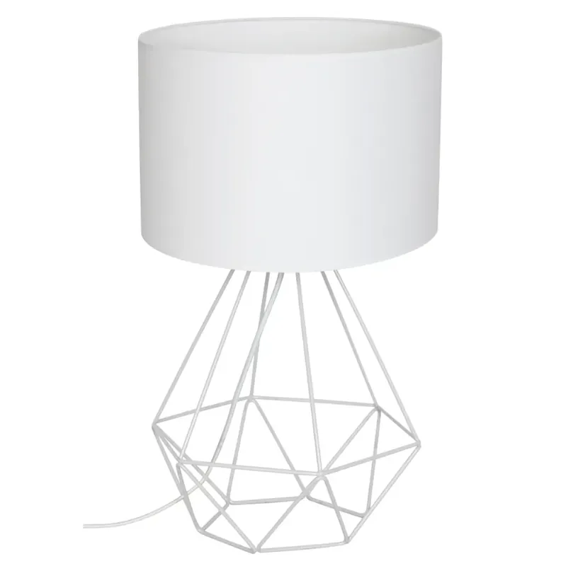 Biała industrialna lampka nocna - K382-Effi