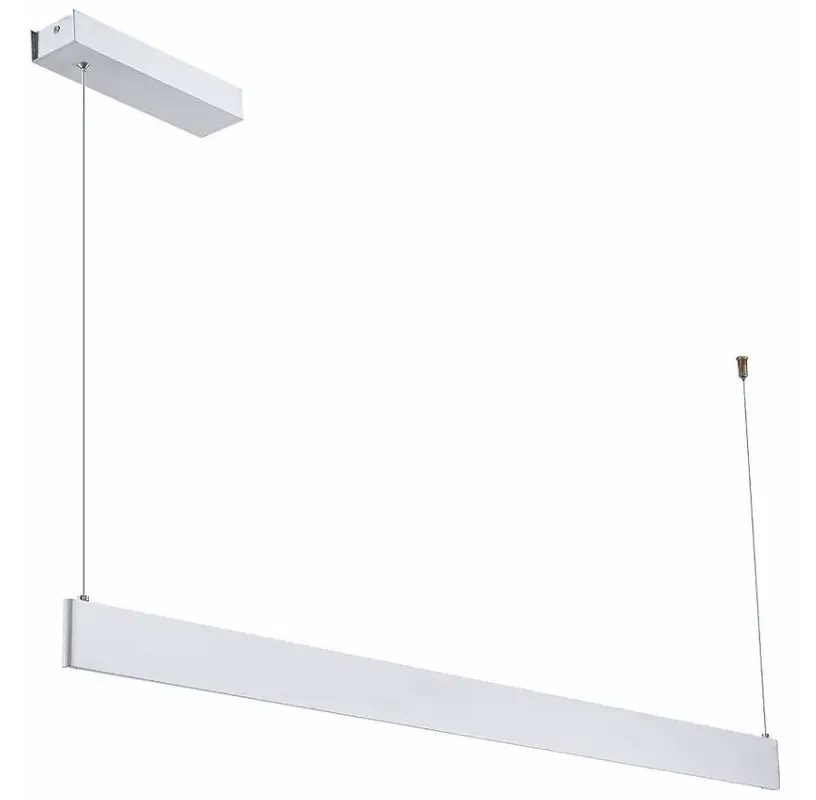 Biała podłużna lampa wisząca - K611-Segro