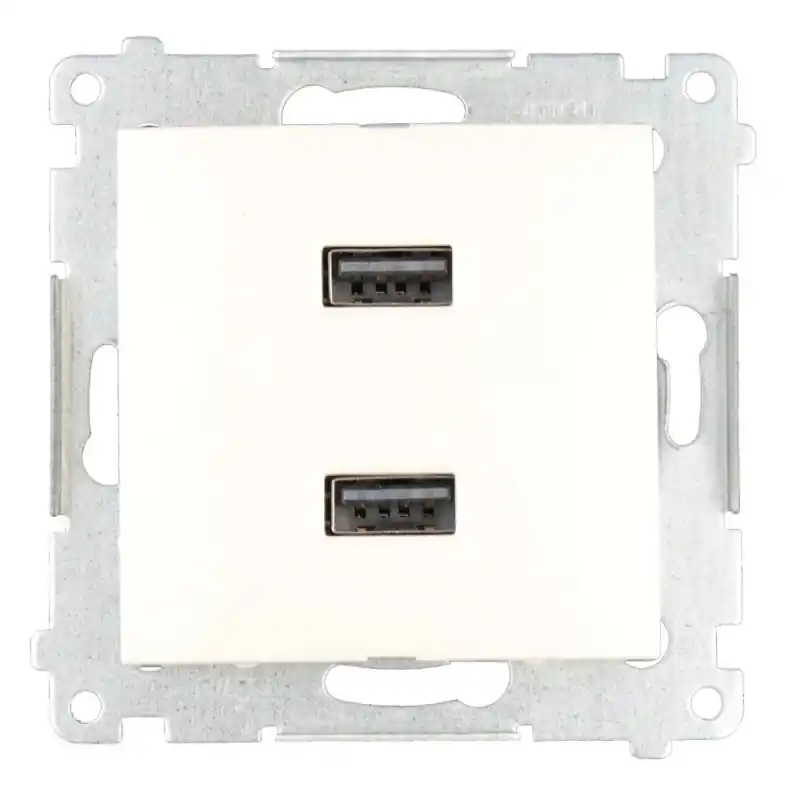 Ładowarka 2xUSB DC2USB.01/41 krem Kontakt Simon54